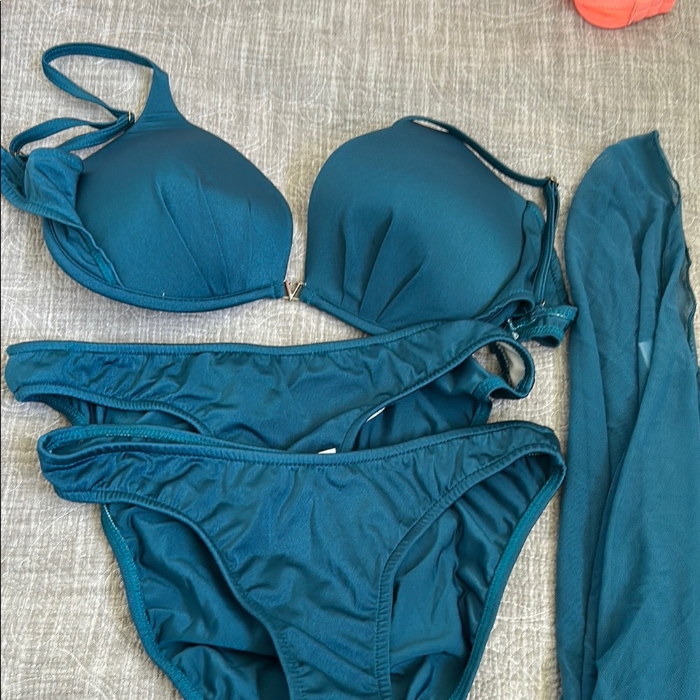 Teal Women's Swimwear Set